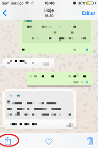imprimir conversas whatsapp iphone 1