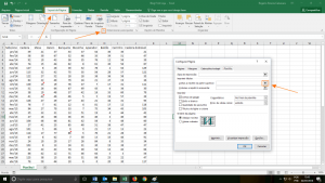 Imprimir no excel - a primeira linha