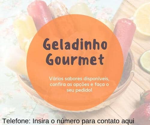 15) Post para facebook geladinho gourmet, insira seu número para contato na imagem.