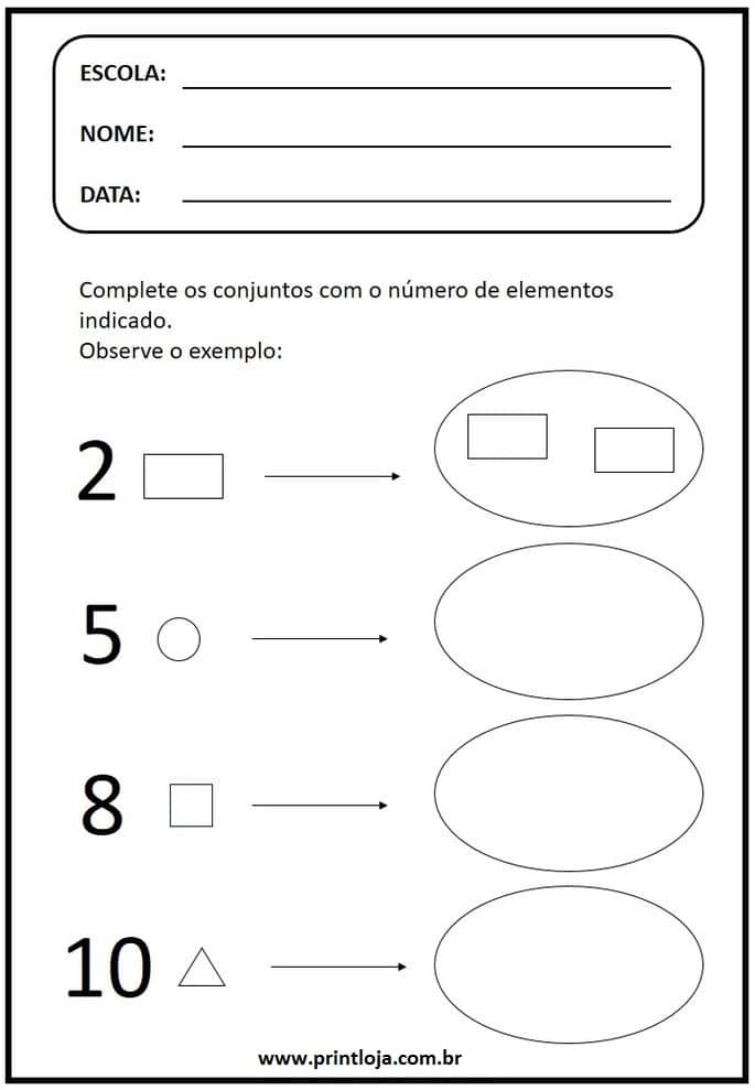 Atividades de Matemática - Atividades de Matemática gratuitas em