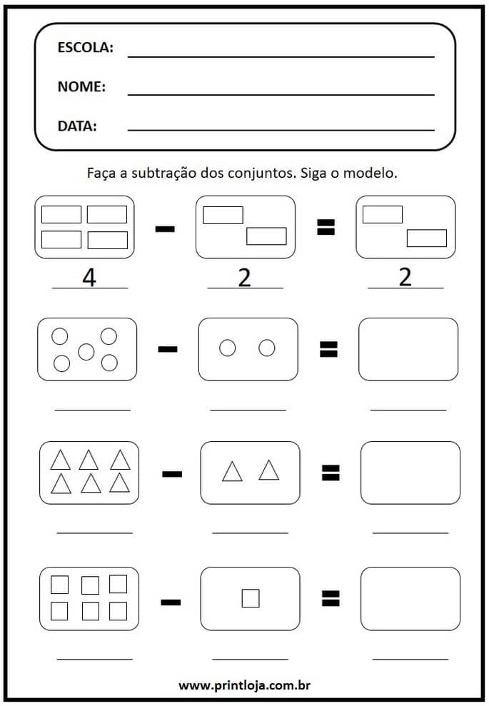 Atividades de Matemática - Atividades de Matemática gratuitas em