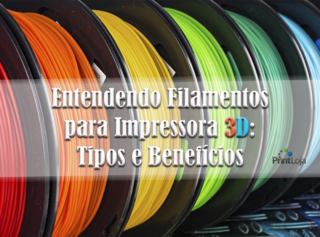 Filamentos para impressoras 3D.